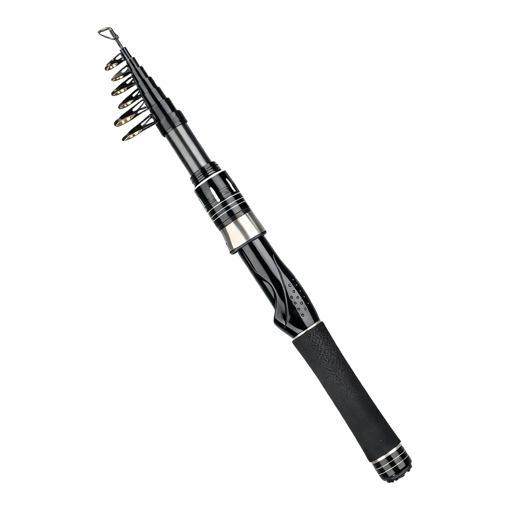 Fishing Rod Travel - Ultralichte telescopische carbon hengel met keramische