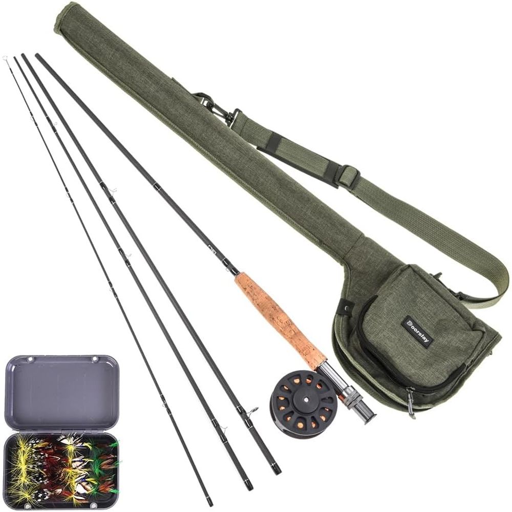 Fishing Rod Case - Draagbare visuitrusting: hengel, draagtas, tas en