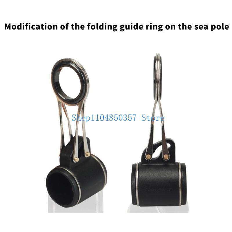 Fishing Rod Guide Replacement - Hengeltopgeleider Opvouwbare slijtvaste oogringen Telescopische roestvrijstalen