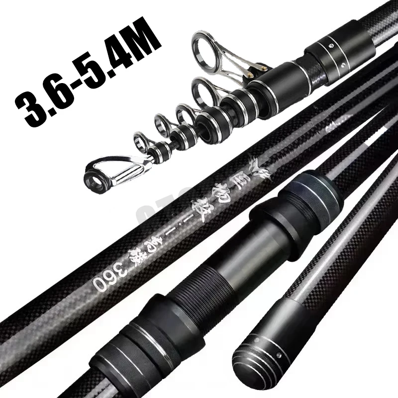 Fishing Rod Surf - 3.6m 4.5m 5.0m 5.4m Telescopische Hengel