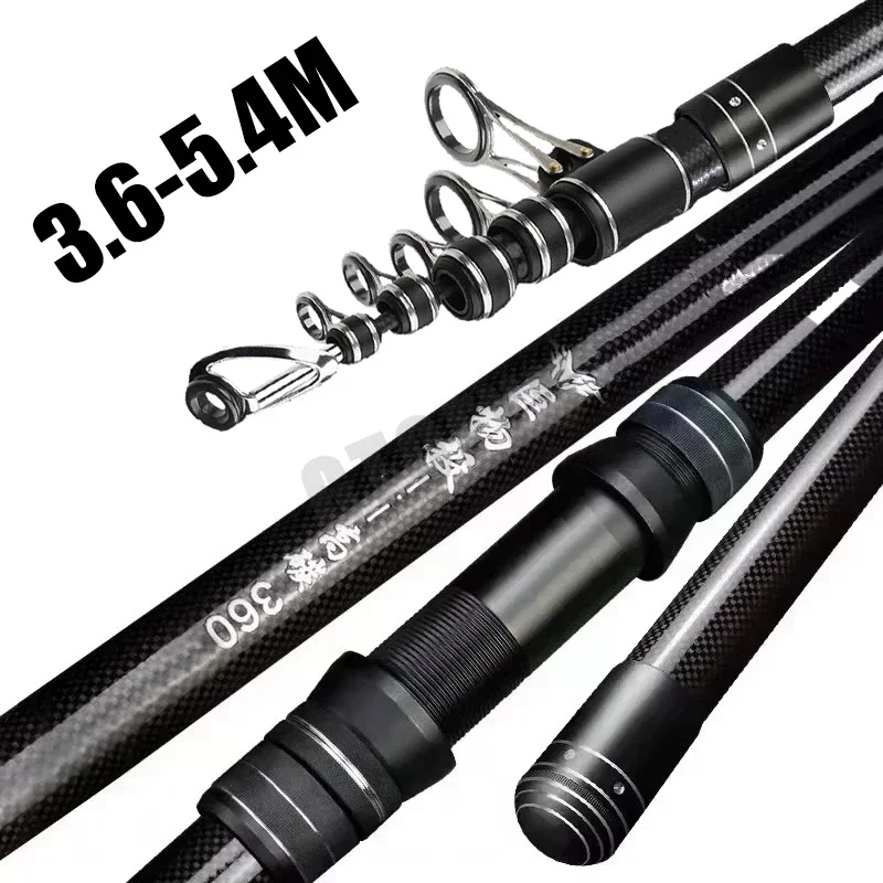 Fishing Rod Surf - 3.6m 4.5m 5.0m 5.4m Telescopische Hengel