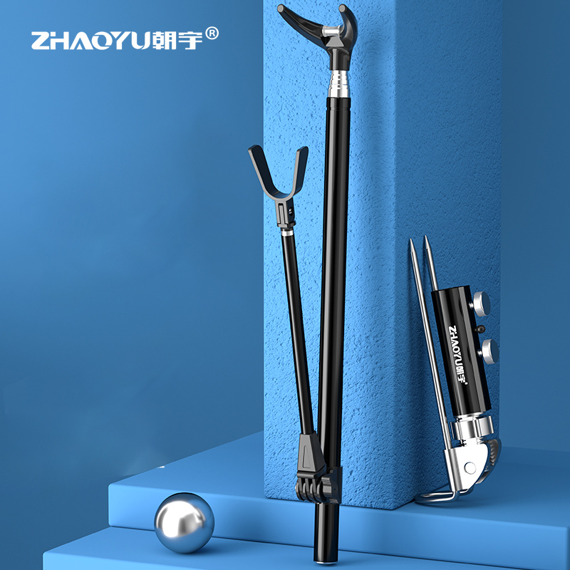 Fishing Rod Rack - Telescopische hengel beugel rek paal standhouder