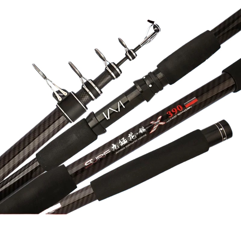 Fishing Rod Surf - 3.6M-4.5M Telescopische Hengel Carbon Draagbare Spinning