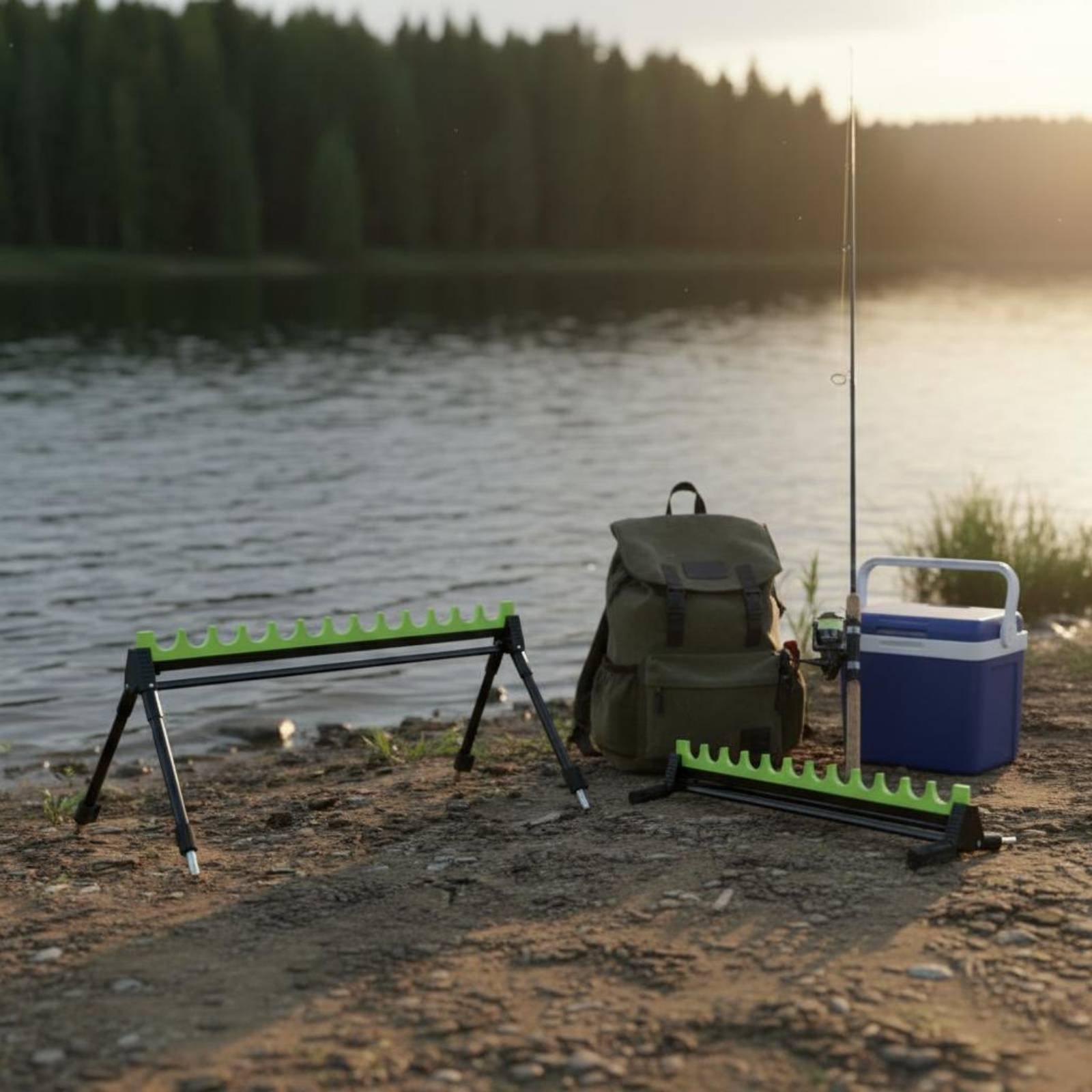 Telescopische hengelstandaard, - Fishing Rod Rack recensie en prijs