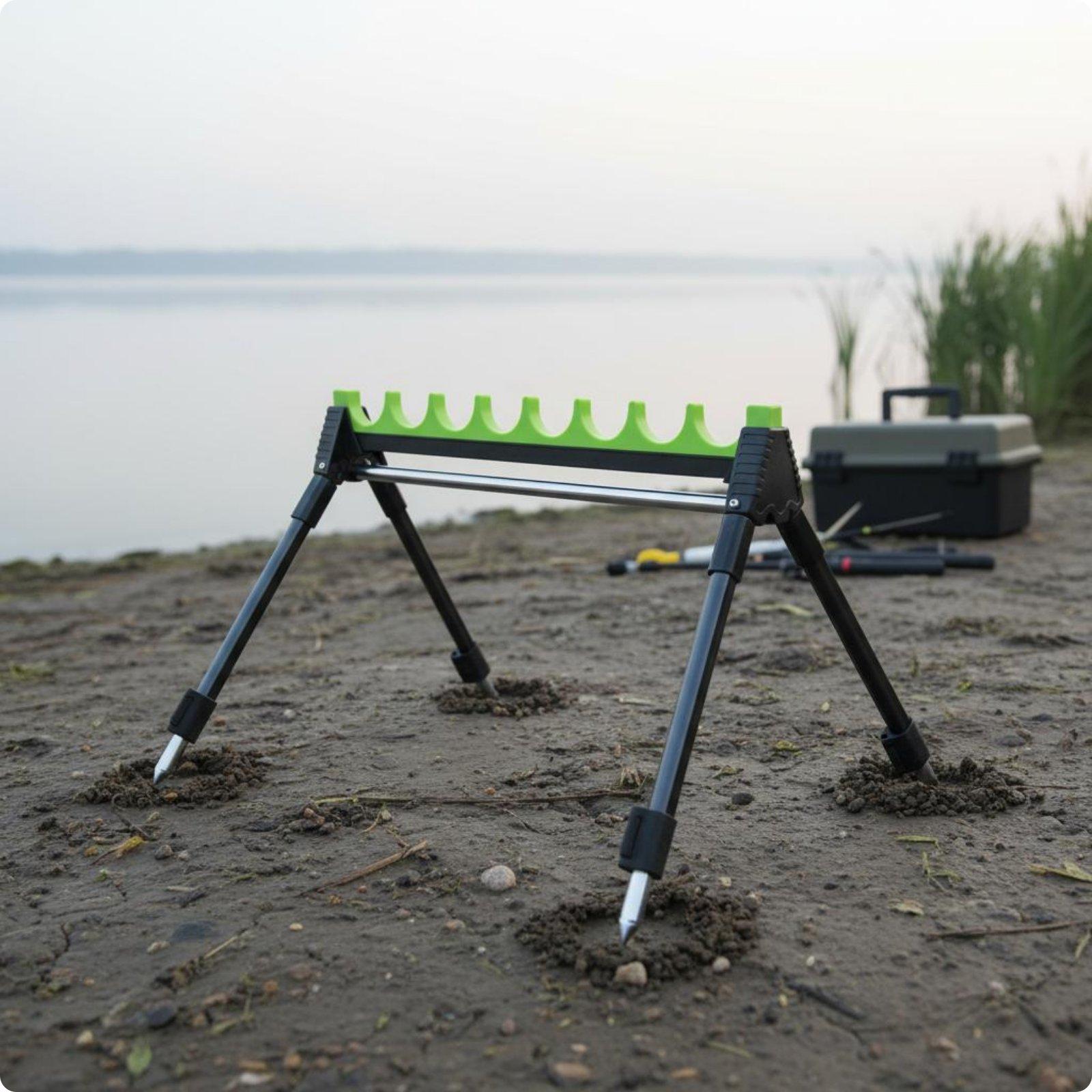Telescopische hengelstandaard, - Fishing Rod Rack recensie en prijs