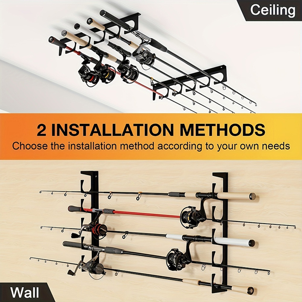 B48B-Wand-/plafondmontage heng - Fishing Rod Rack recensie en prijs