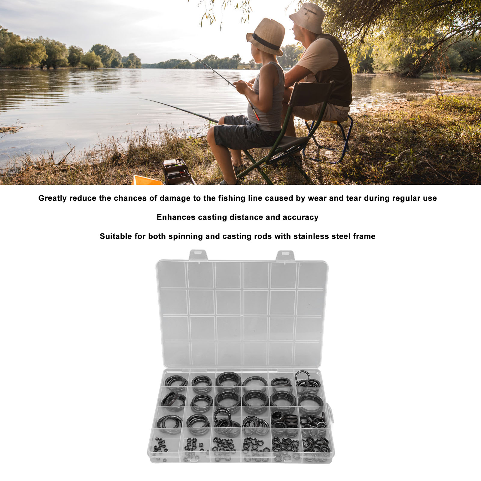 Reparatieset voor hengelgeleid - Fishing Rod Guide Replacement recensie en prijs