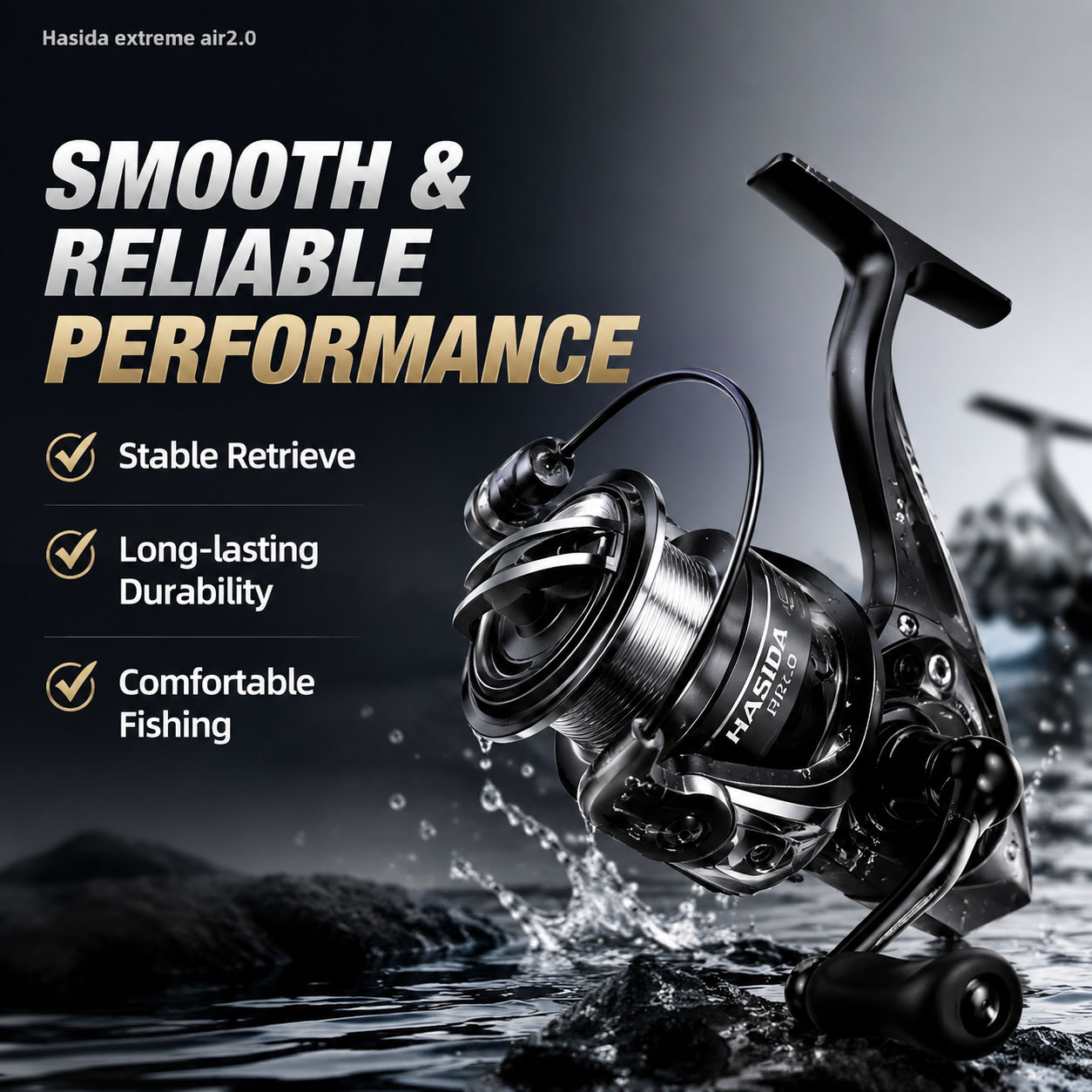 HASIDA AULA Air Spinning Reel  - Abu Garcia Reel Max recensie en prijs