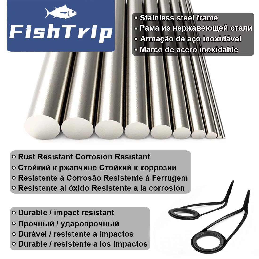 Reparatieset voor hengelgeleid - Fishing Rod Guide Replacement recensie en prijs