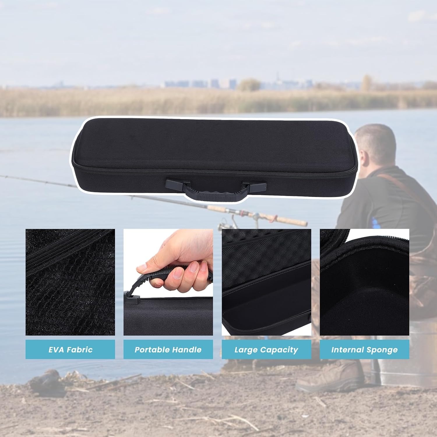 Visgerei tas Draagbare EVA ant - Fishing Rod Case recensie en prijs