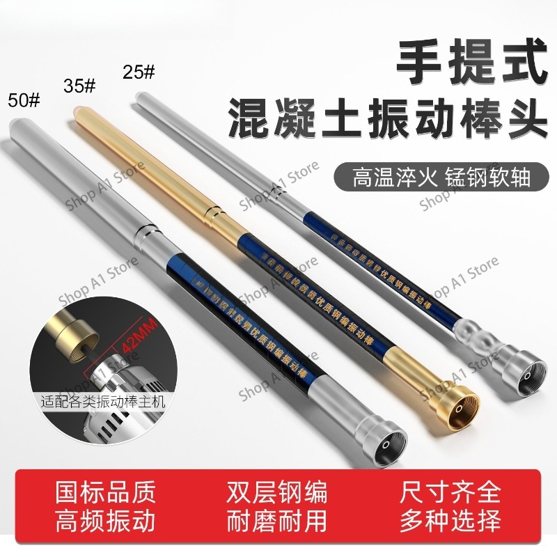 Kleine draagbare betonvibratie - Fishing Rod Travel recensie en prijs
