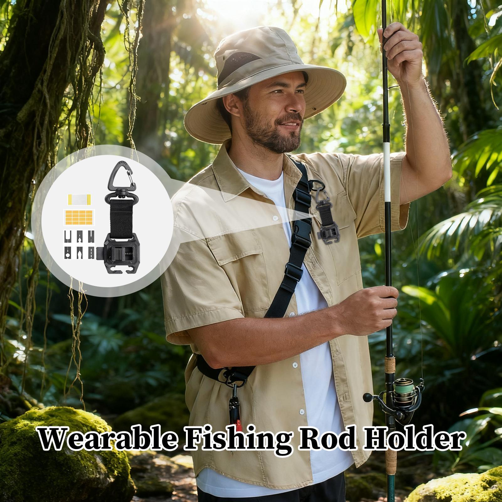 Draagbare hengelclips houder,  - Fishing Rod Surf recensie en prijs