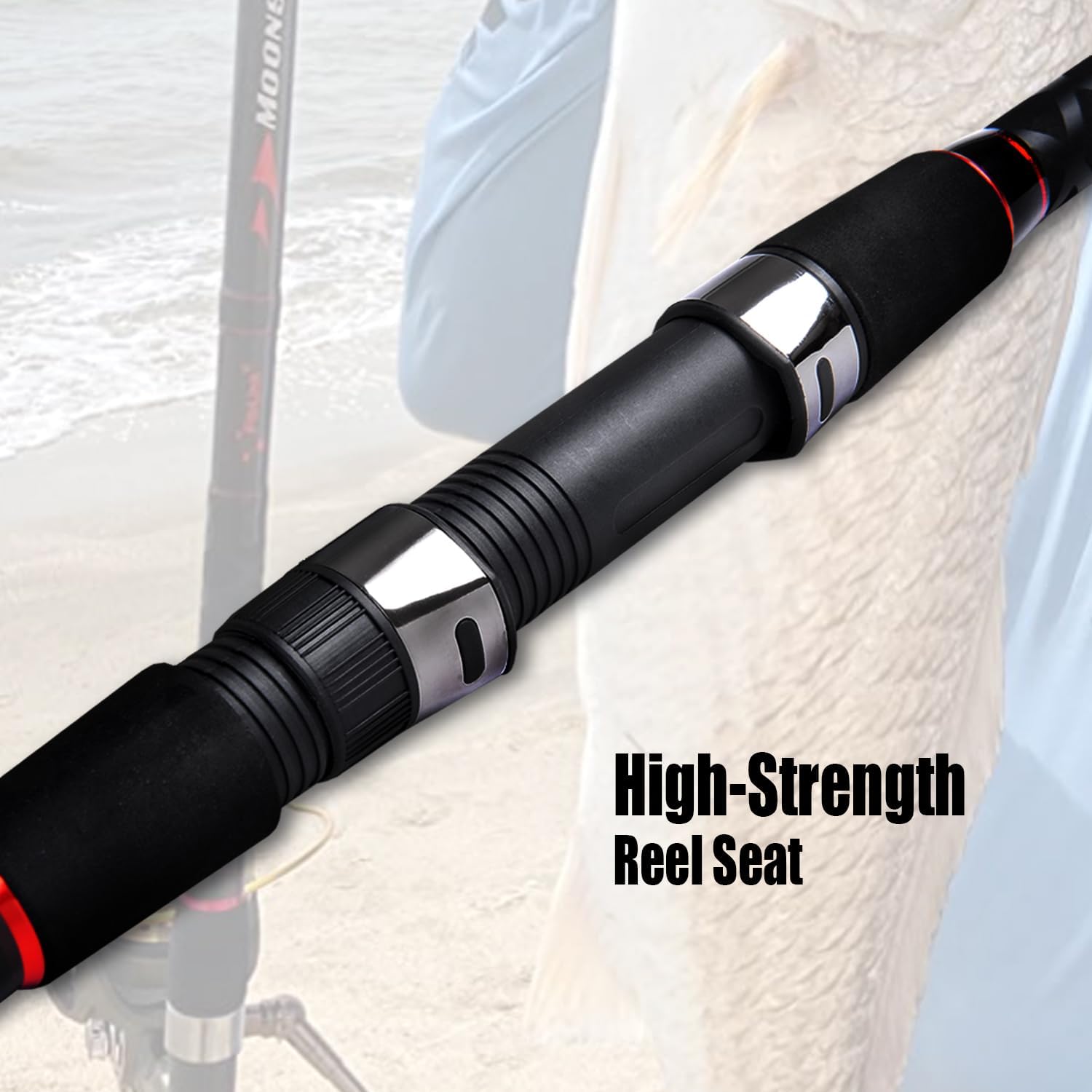 Grafietsurfspinhengel voor rei - Fishing Rod Surf recensie en prijs