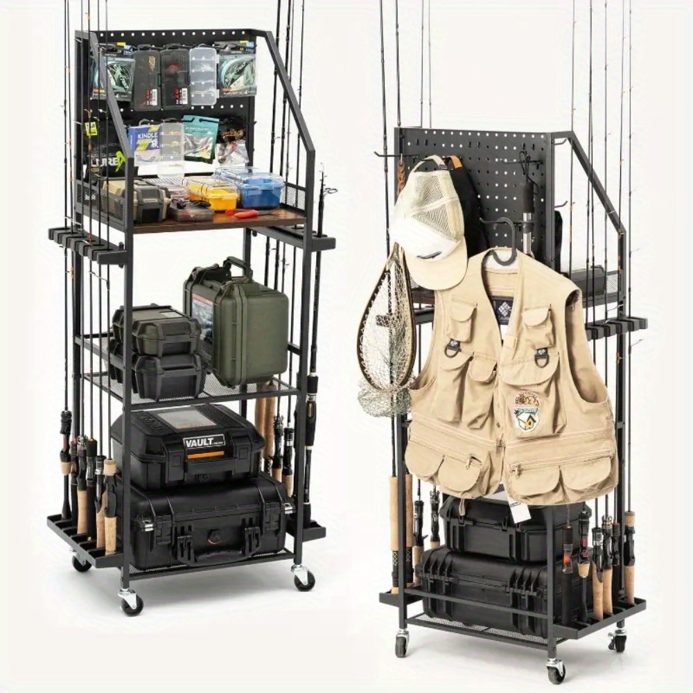 Hengelsteunen voor garage, hen - Fishing Rod Case recensie en prijs