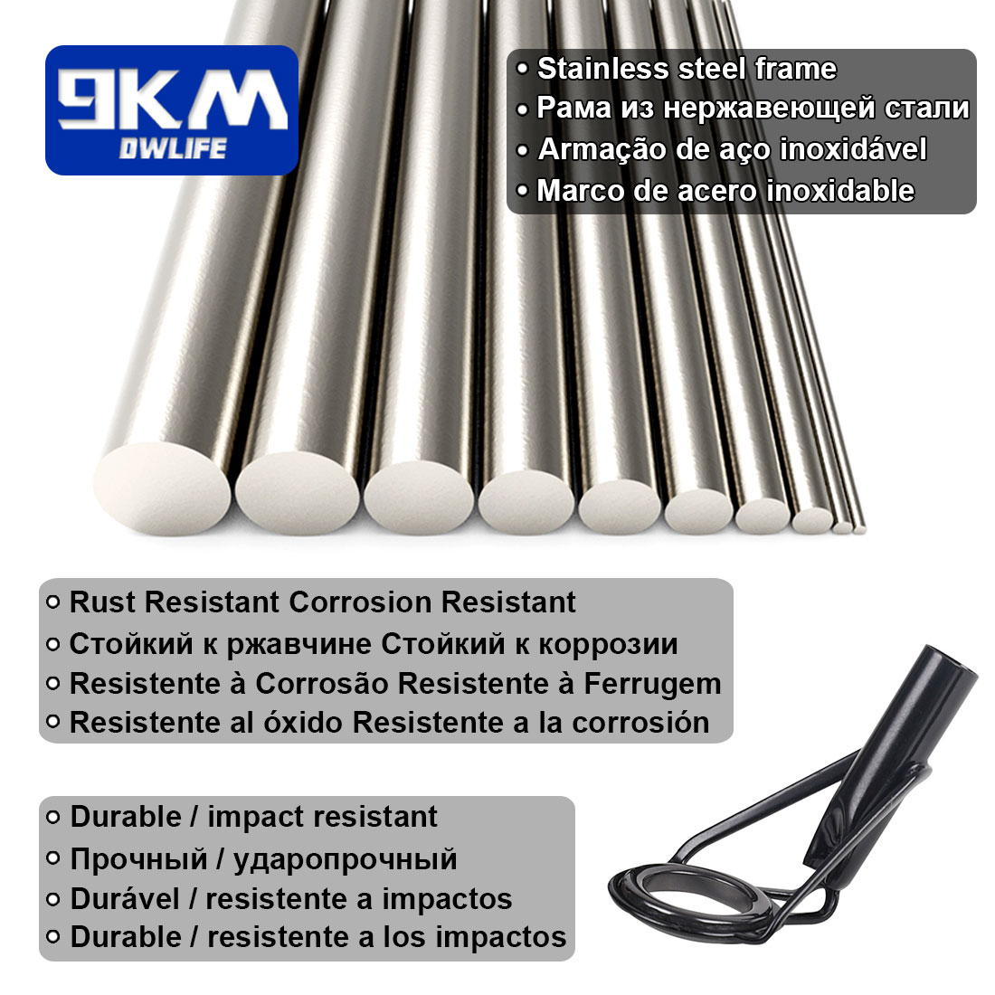 5 Stuks Hengel Tip Gidsen Repa - Fishing Rod Guide Replacement recensie en prijs