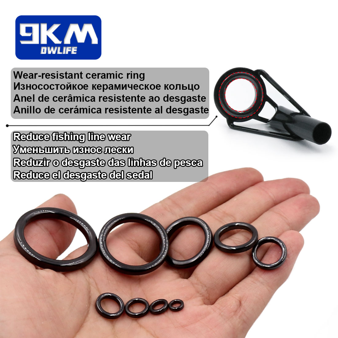5 Stuks Hengel Tip Gidsen Repa - Fishing Rod Guide Replacement recensie en prijs